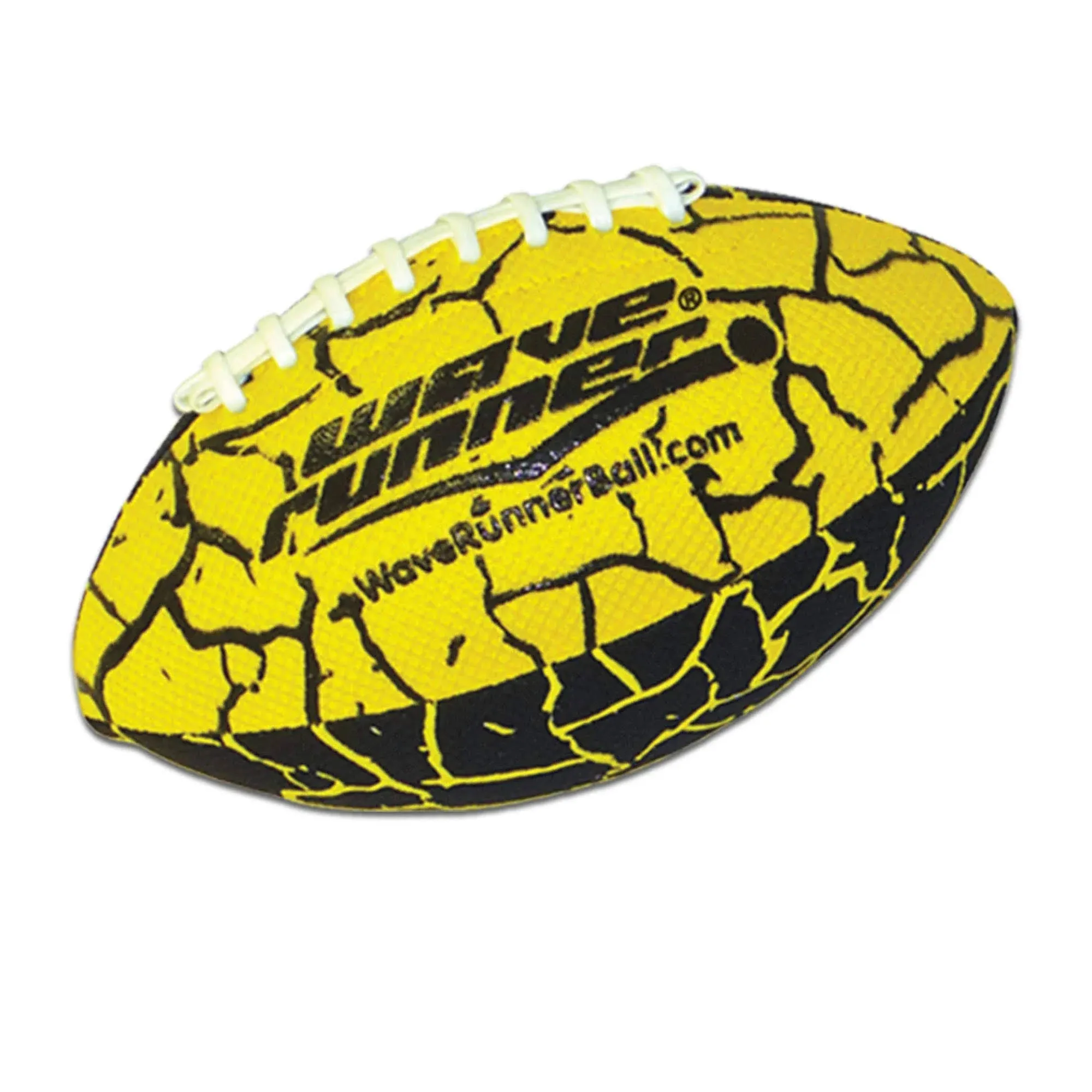 Wave Runner Grip It Waterproof Football, Size 9.25 - Water Football, Beach Football, Kids Games, Beach Ball, Toys & Games - Special Grip Pattern, Double Laced, Light Weight, All Weather Football