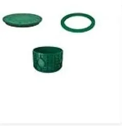 Tuf-Tite 3PC Bundle 24x12 riser, 24in ring &amp; 24 in FLAT lid