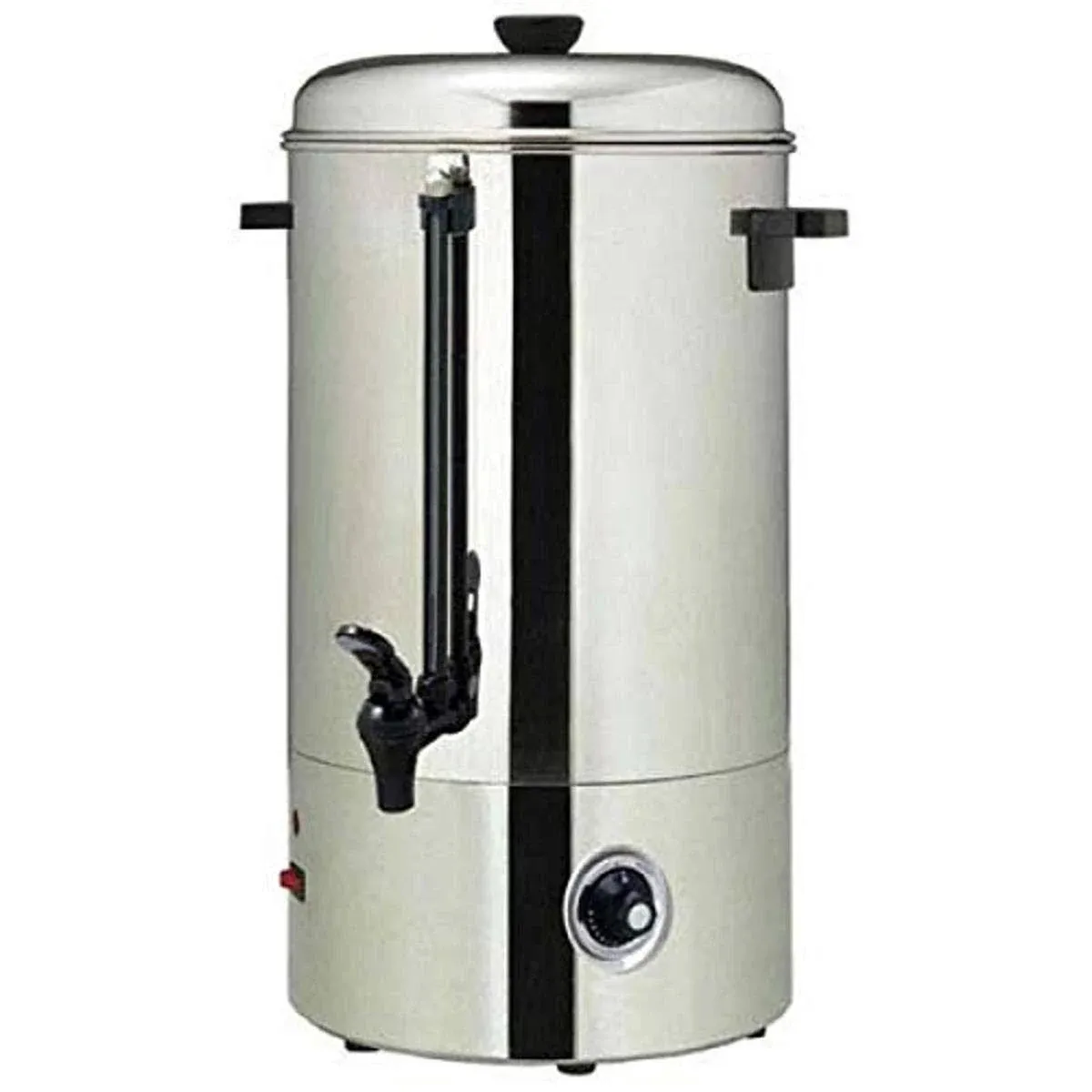 Water Boiler, electric, 100 cup capacity, bottom mounted controls, double handled, stainless steel construction, 120V/60/1-ph, 11.25 amps, 1350 watts, NEMA 5-15P, NSF, ETL-Sanitation, cETLus, CE