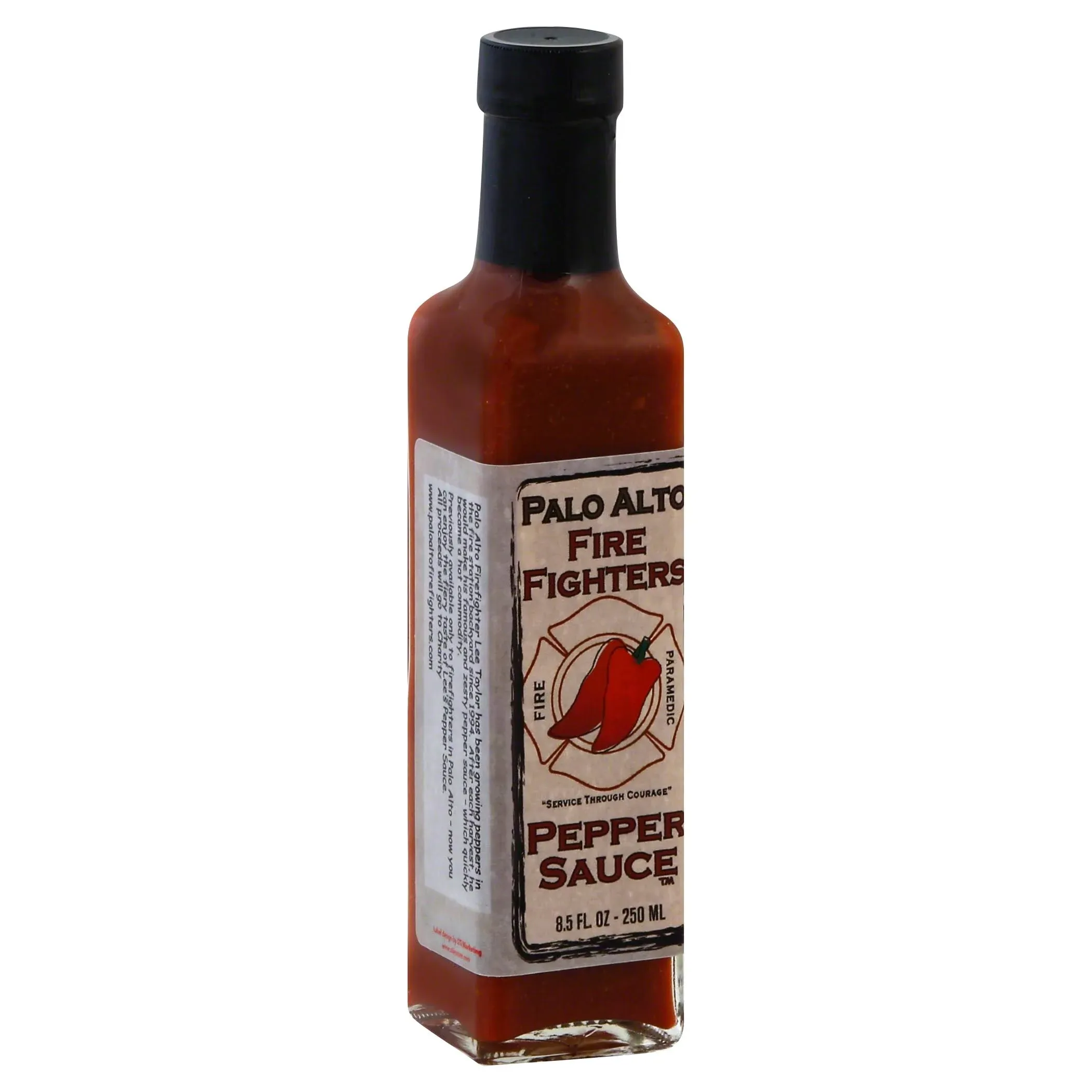 Palo Alto Fire Fighters Pepper Sauce Original