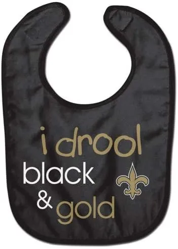 New Orleans Saints Baby Bib All Pro Style I Drool Design