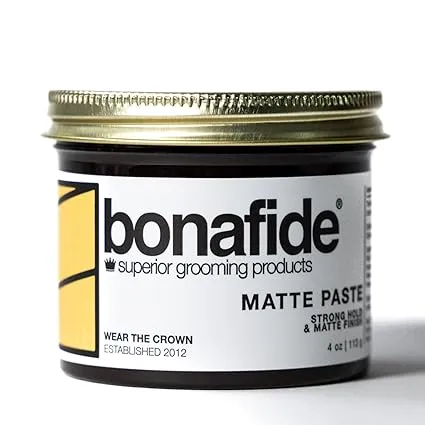 Bona Fide Pomade, Matte Paste 4 oz.