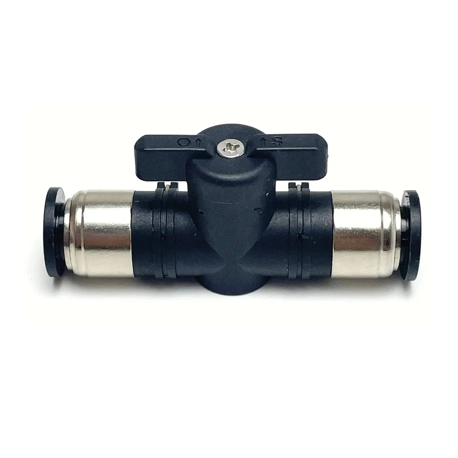 VETLEY PNEUMATIC Ball Valve 3/8 Inch Tube OD Push to Connect Fitting for cont...