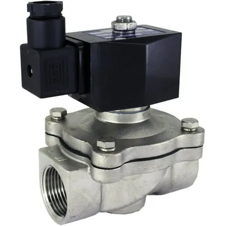 12v DC 25mm 1 NPT Normally Closed Stainless Steel Viton 2-Way Solenoid Valve