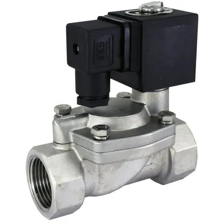 DFD 1 NPT Normally Closed Stainless Steel 12v DC Solenoid Valve Viton 170 ps...