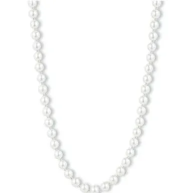 Anne Klein Blanc Imitation Pearl Collar Necklace