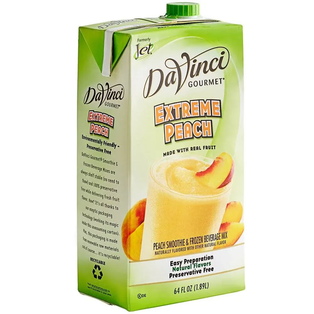 DaVinci Gourmet Extreme Peach Real Fruit Smoothie Mix