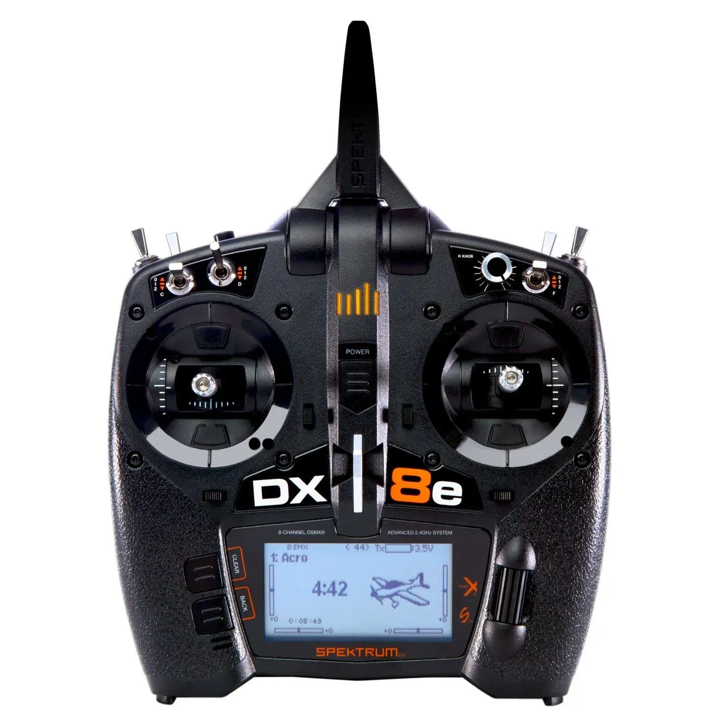 Spektrum RC DX8e 2.4GHz DSMX 8-Channel Radio System (Transmitter Only)