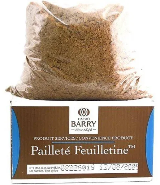 Cacao Barry Pailletes Feuilletine Wafer Crunch 5.5 Pound