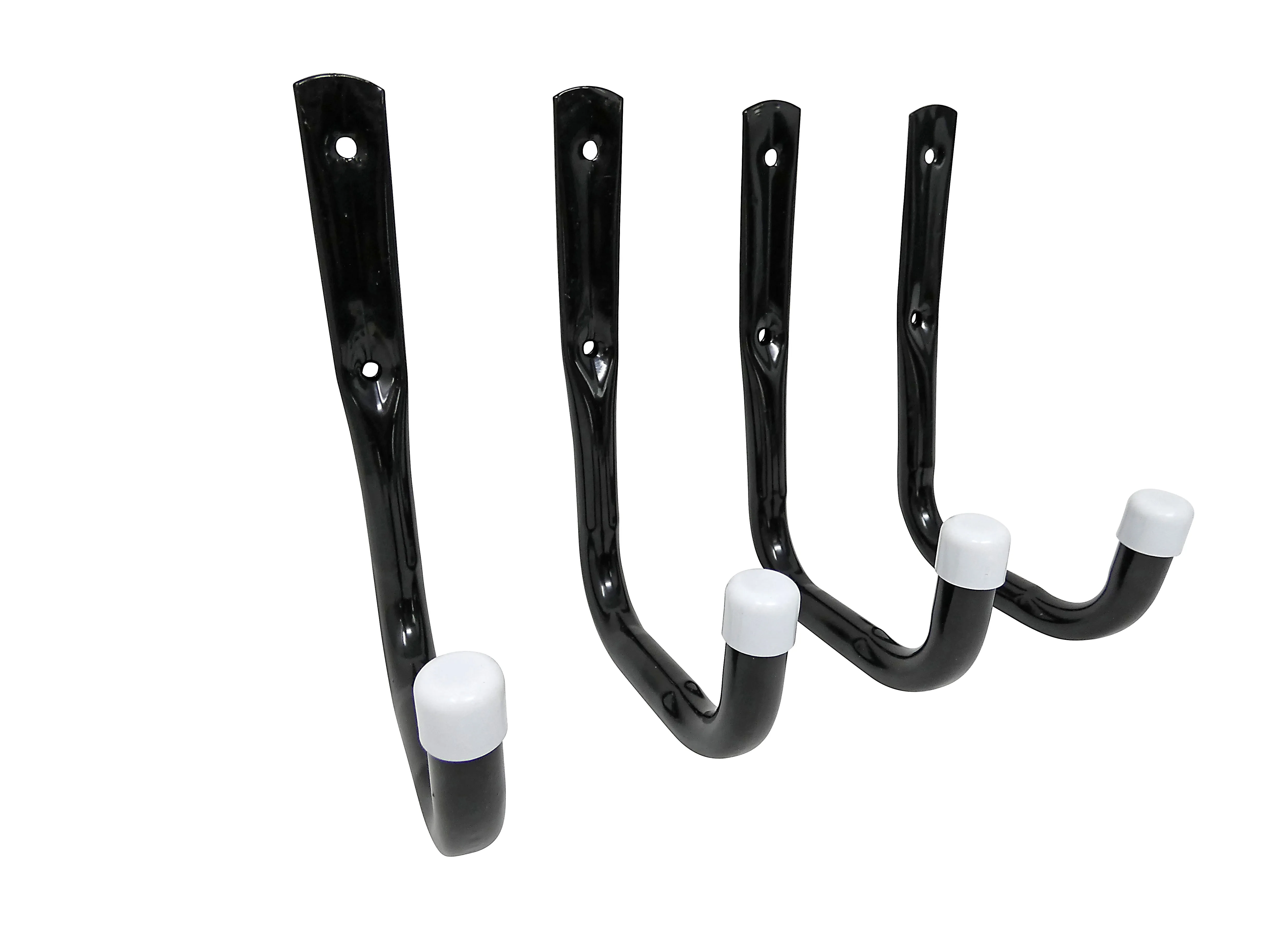 8089e Heavy Duty Steel Garage Storage / Medium Utility Hooks 4 Pack Black 5