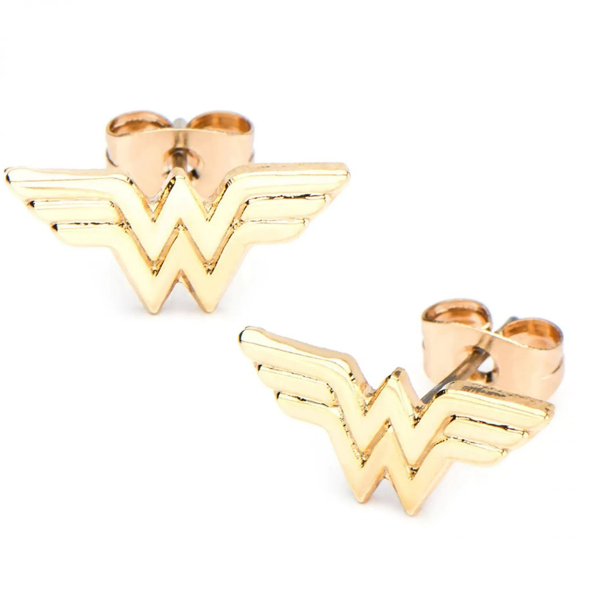 DC Comics Wonder Woman Logo Stud Earrings