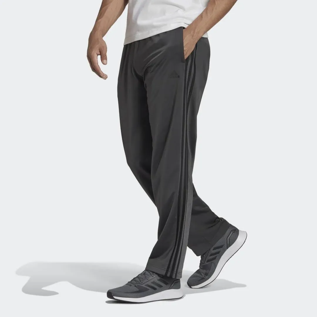 Adidas Men's Essentials Warm-Up Open Hem 3-Stripes Tracksuit Pants