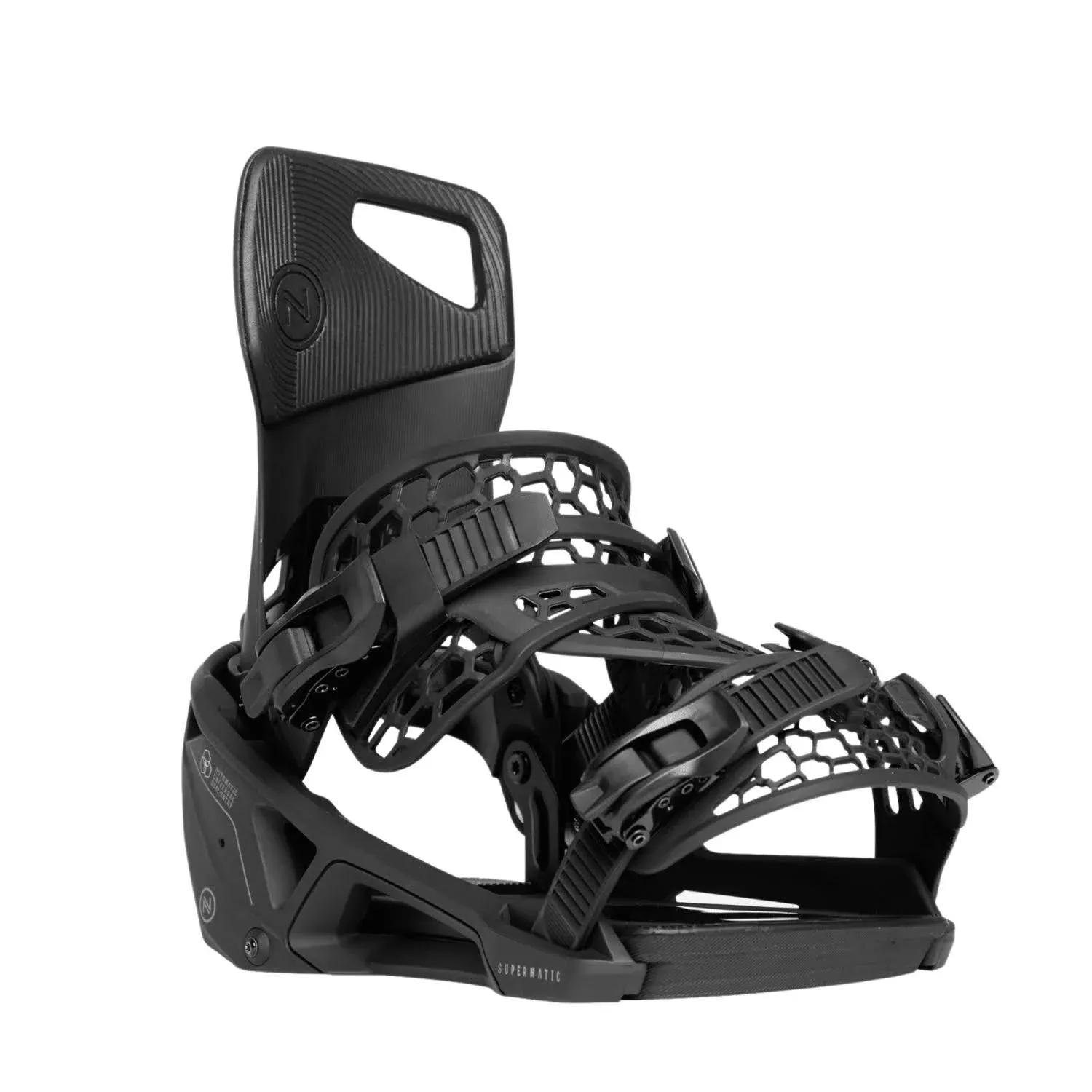 Nidecker Supermatic Snowboard Bindings Black M