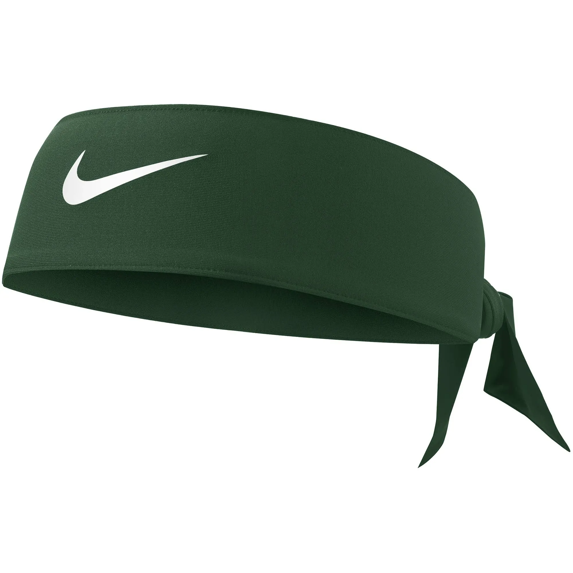 Nike Green Dri-Fit Head Tie 3.0 - Tie Headband - Green/White