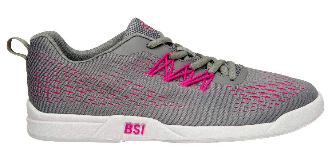 "BSI Women's #931 Grey Pink Bowling Shoes"