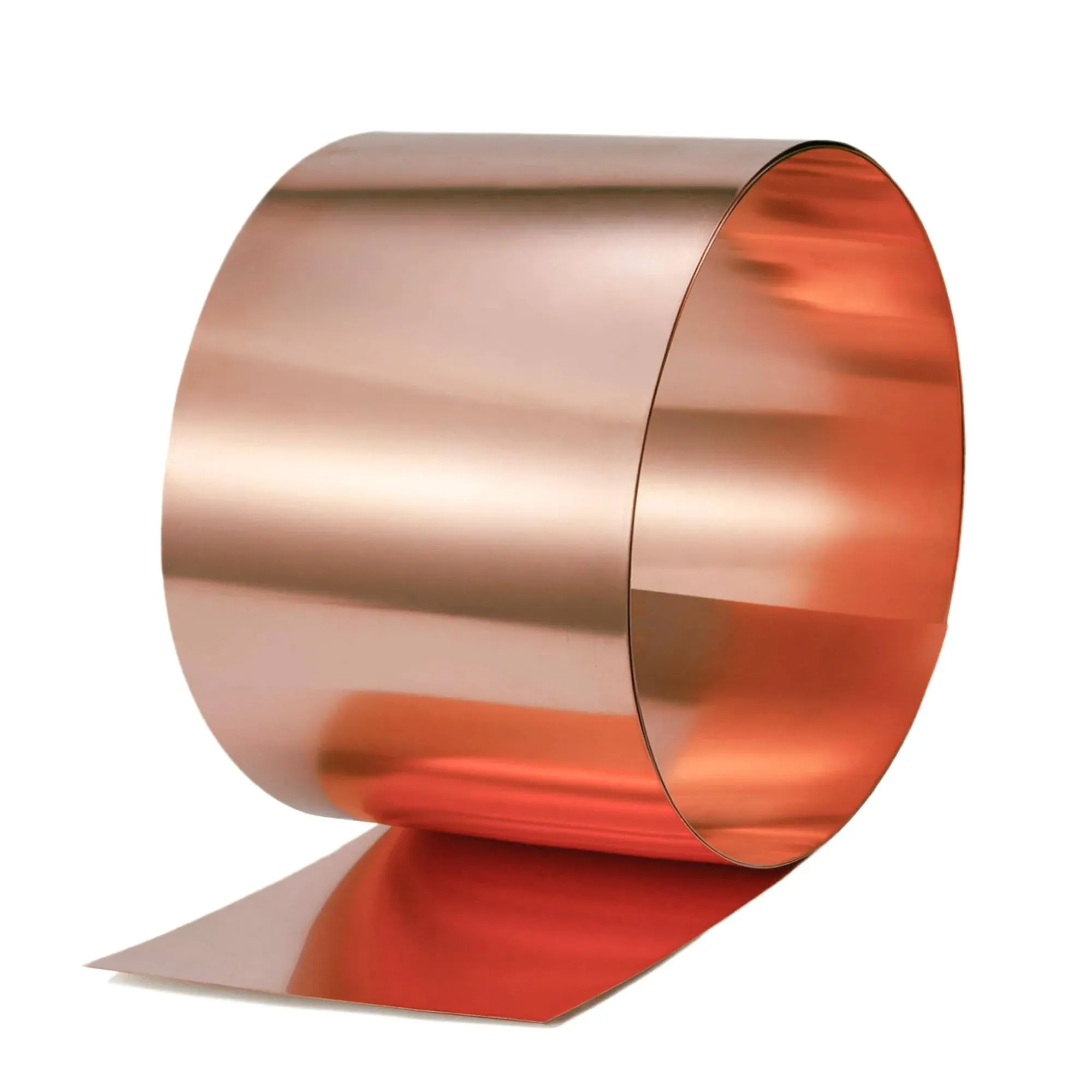 22 Mil 16 Oz 24 Gauge(0.020"/0.51mm) Thickness, 10in x 10ft Annealed 99.9% Pure Copper Flashing