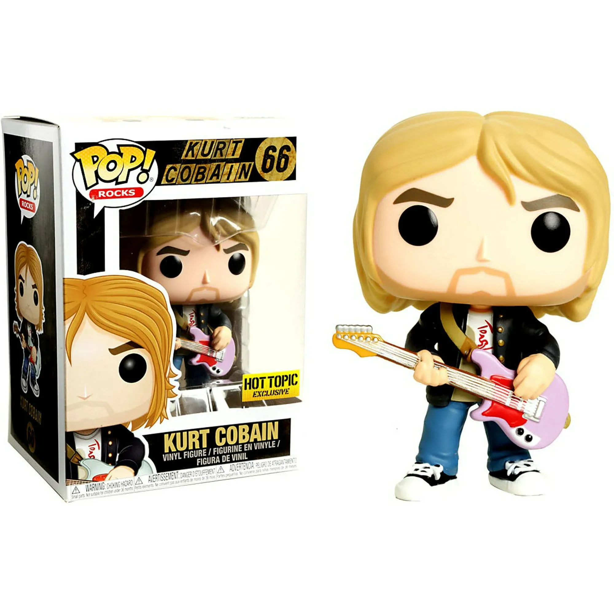 Kurt Cobain Funko Pop! Rocks #66 Hot Topic Exclusive