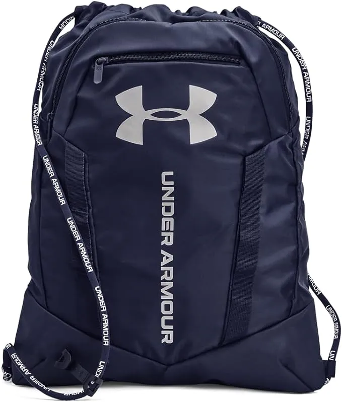 Under Armour Adult Undeniable Sackpack , Midnight Navy (410)/Metallic Silver , One Size Fits Most