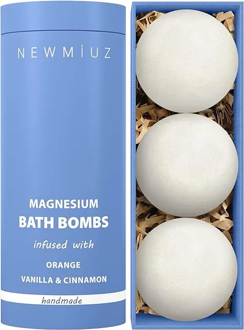 Magnesium Bath Bomb Post Workout Recovery Indulge in Luxurious Bubble Spa