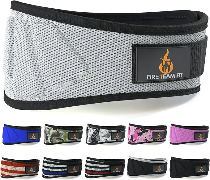 Fire Team Fit Weight Lifting Belt for Men and Women, 6 inch, Bodybuilding ...