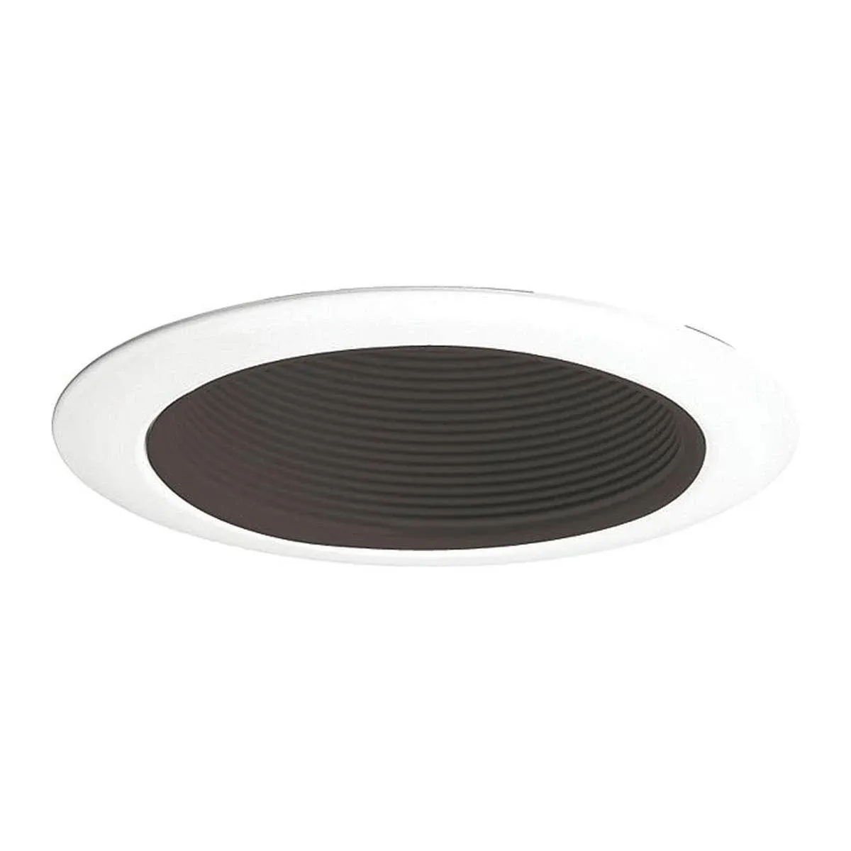 Juno Lighting 14b-wh 4-Inch Recessed Baffle Trim Black with White