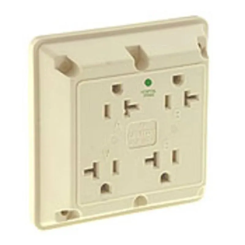 Leviton 21254-E Black Quaduplex Nema6-20R