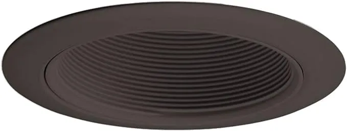 Juno Lighting 14 BBL Incandescent Recessed Baffle Trim, 4-Inch, Black Baffle with Black Trim