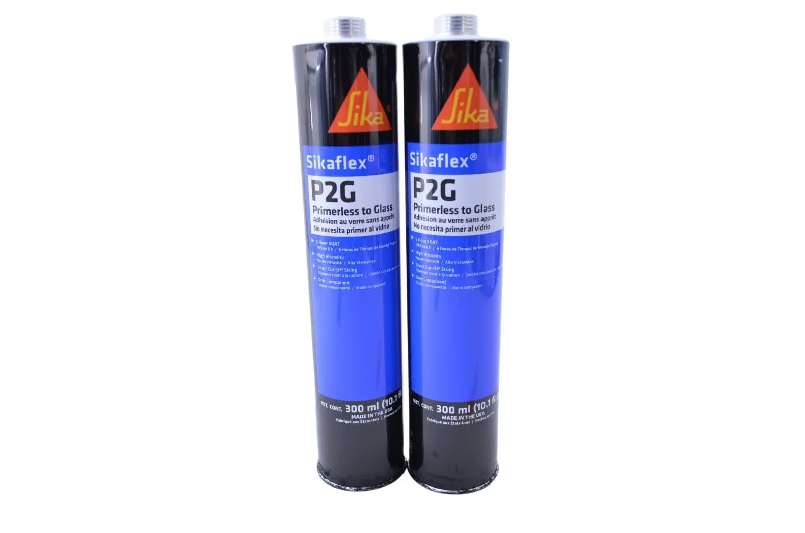 Sika Auto Glass Sealant Windshield Urethane Glue Sikaflex P2G Primerless Adhesive x 2