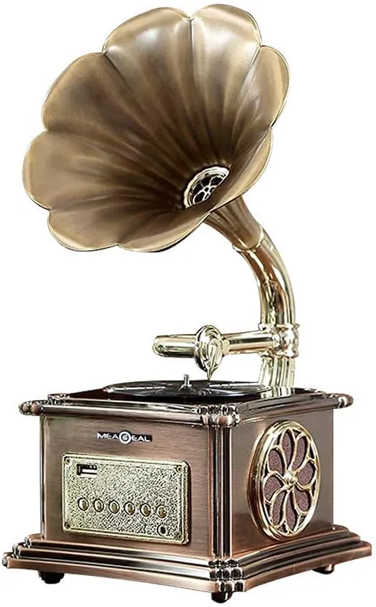 Mini Phonograph Bluetooth Speaker