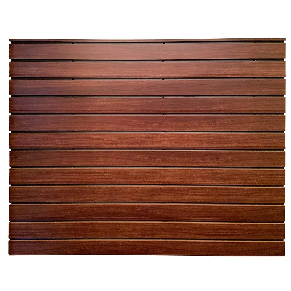 Hold Up Displays 6 Piece Walnut Slatwall Panel Set HDSW2-3x4-BW