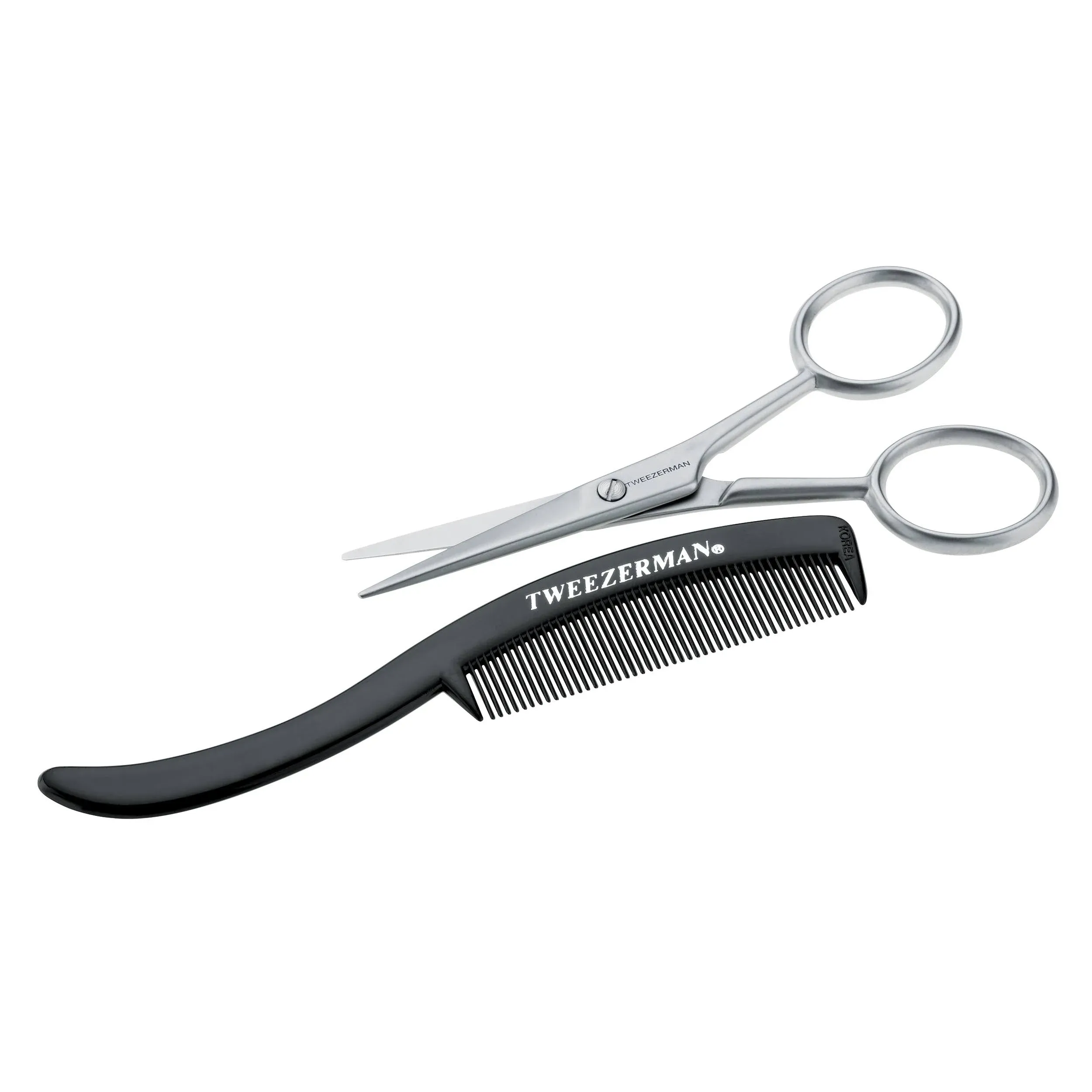 Tweezerman G.E.A.R. Scissors, Moustache, with Comb