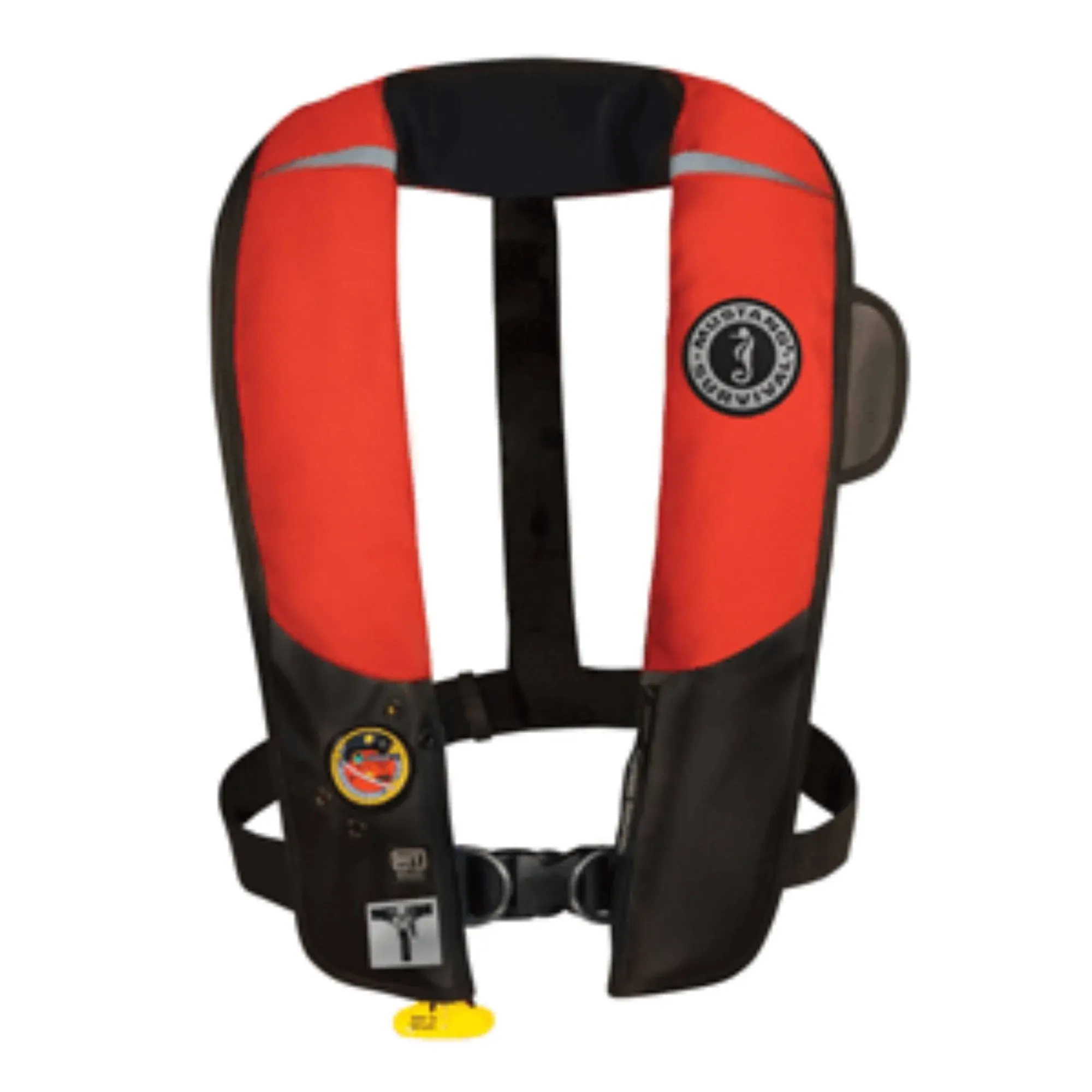 Mustang Hit Hydrostatic Inflatable PFD w/Sailing Harness - Red/Black