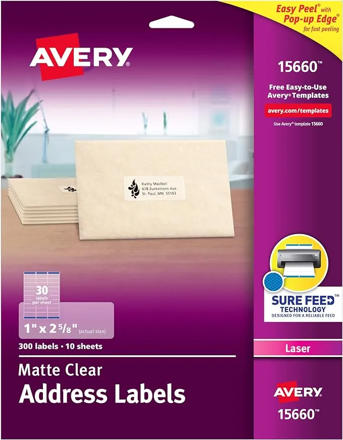 Avery Easy Peel Address Labels