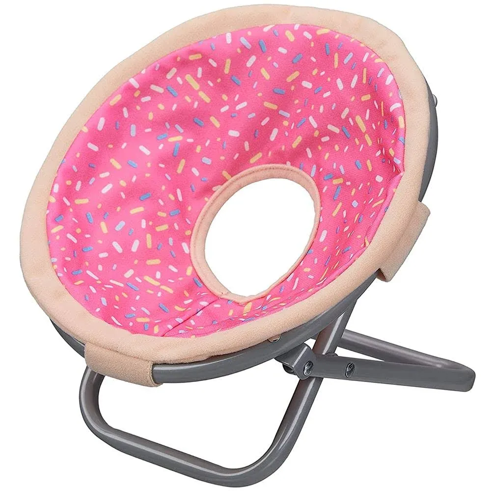 My Life As A Donut Saucer Chair for 18" Dolls (Doll Not Included)