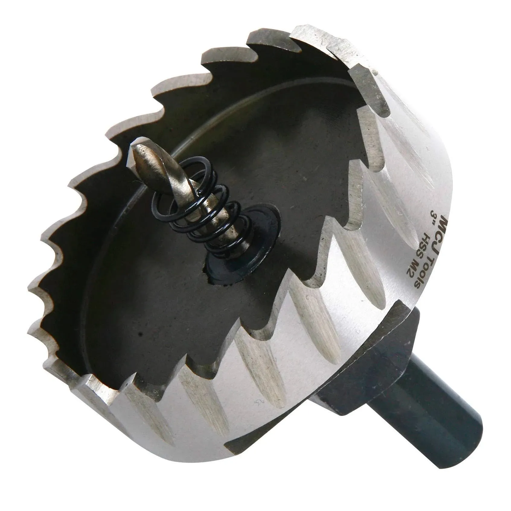 McJ Tools Drill Bit Hole Saw,  3 Inch  Black &amp; Silver