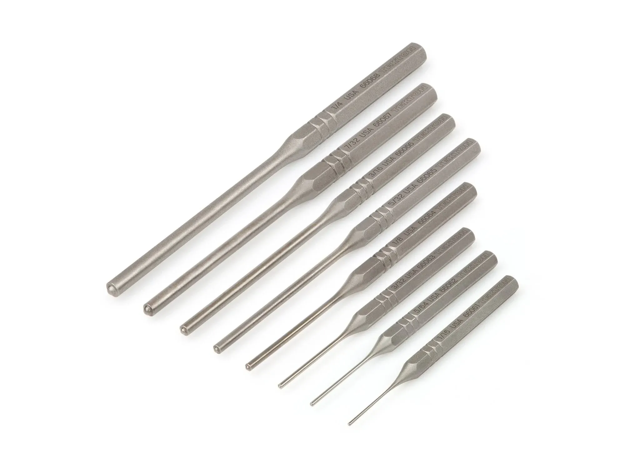 Roll Pin Punch Set, 8-Piece (1/16-1/4 in.)