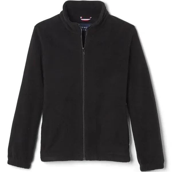 French Toast Boys Zip Front Micro Fleece Jacket, Boy's, Size: M8, Black