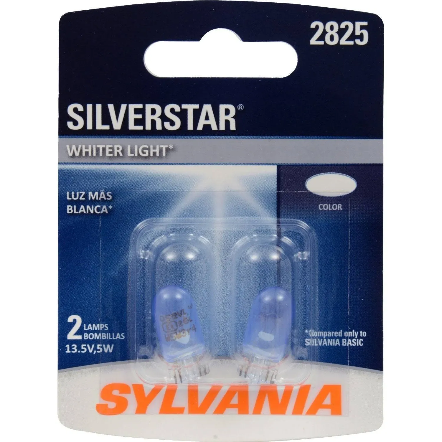 Sylvania 2825 Silverstar High Performance Miniature Bulb Pack of 2