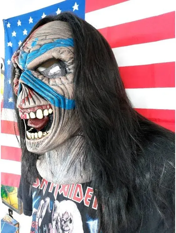 Iron Maiden The Clansman Halloween Costume Mask