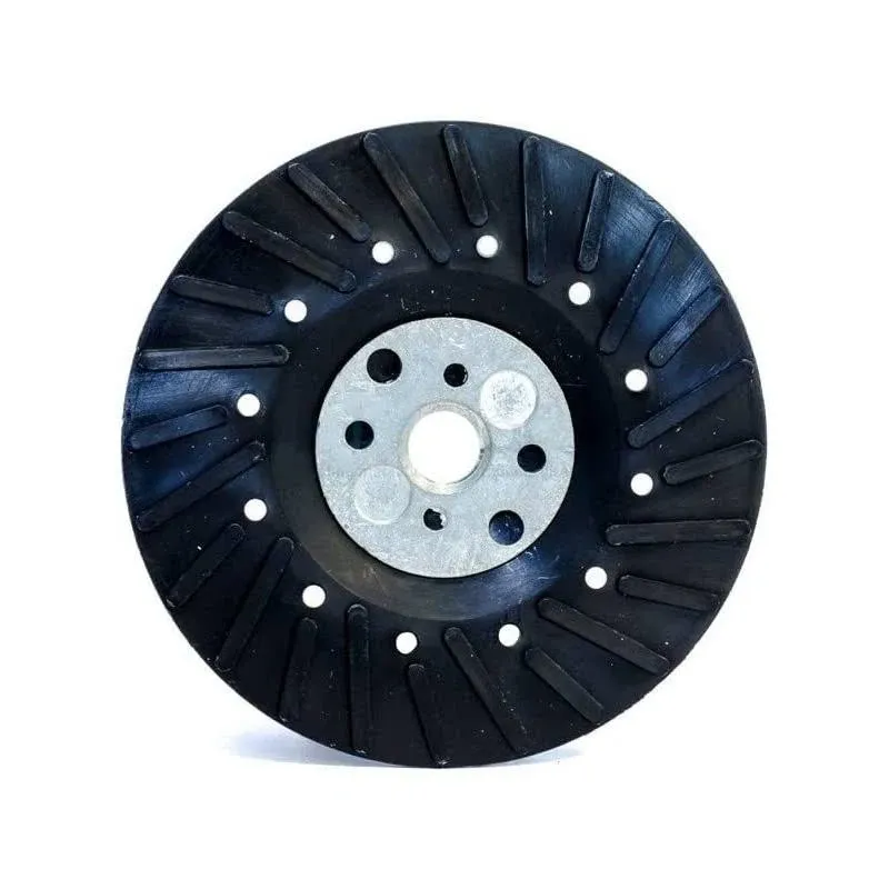 7&#034; x 5/8&#034;-11 Resin Fiber Disc Backing Pad with Lock Nut for Angle Grinder