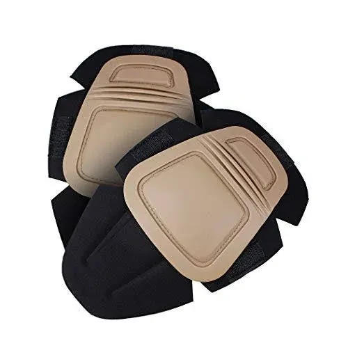 IDOGEAR Tactical Knee Pads G3 Pants Protective Pads for Military Airsoft Hunting Pants (black)