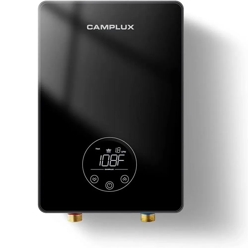 Camplux TE06BPro Electric Water Heater 6kW 240V, Black