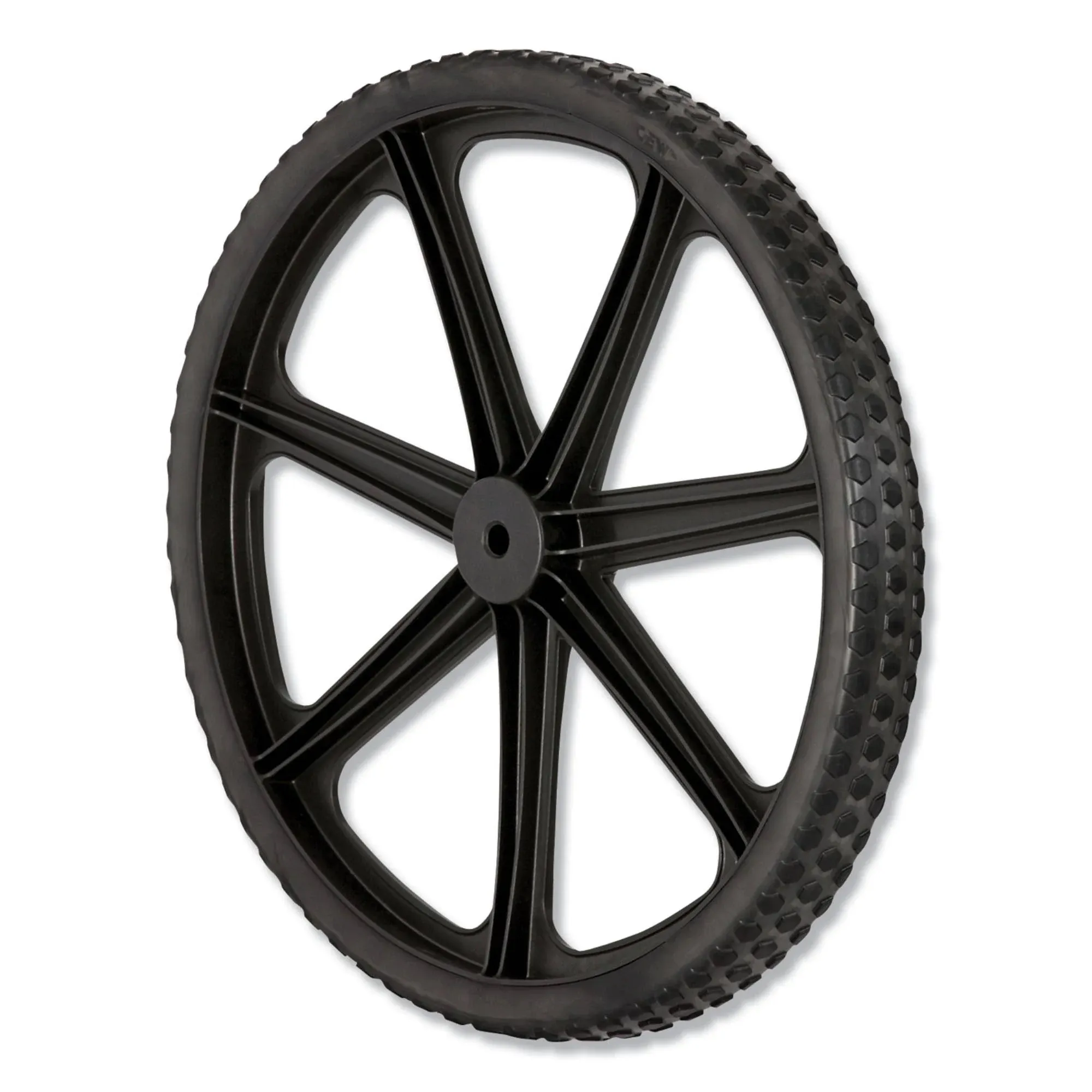 Rubbermaid Wheel for 5642, 5642-61 Big Wheel Cart, 20" Wheel, Black