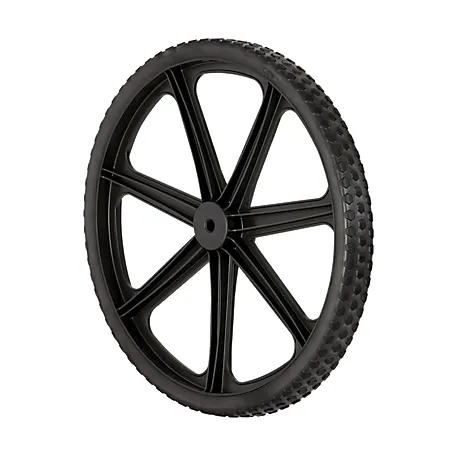 Rubbermaid Replacement Wheel for 7.5 cu. ft. Big Wheel Cart, 20 in.