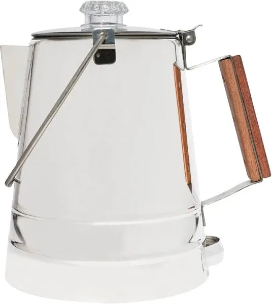 Coletti Butte Stainless Steel Stovetop and Camping Coffee Percolator (14 Cup) (71 oz)