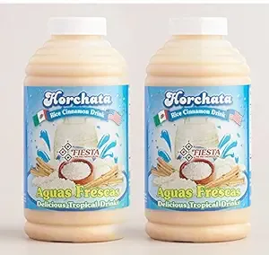 FIESTA Drink Concentrate 16oz Bottle (Horchata, 2 Pack)