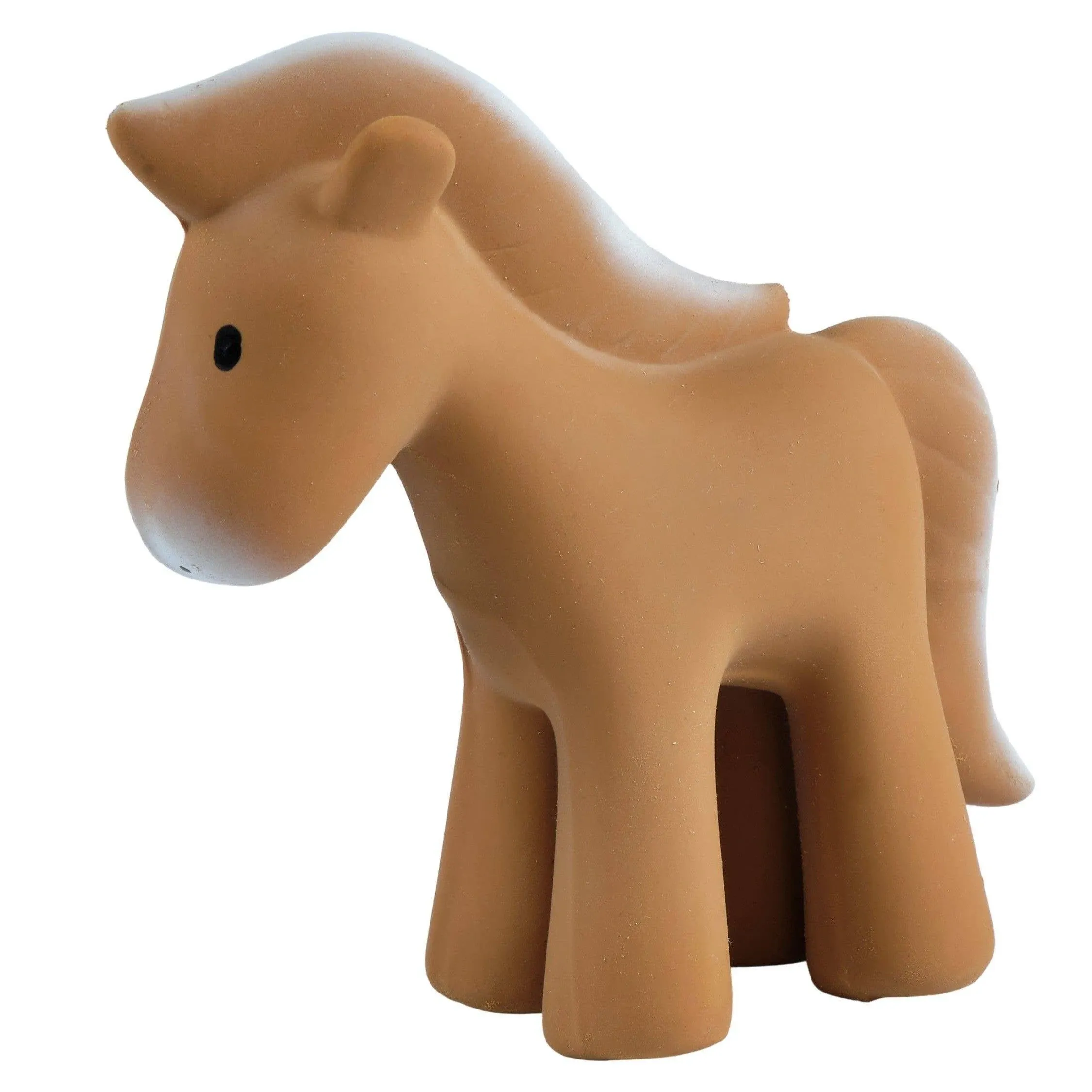 Tikiri Horse - Natural Rubber Teether, Rattle & Bath Toy