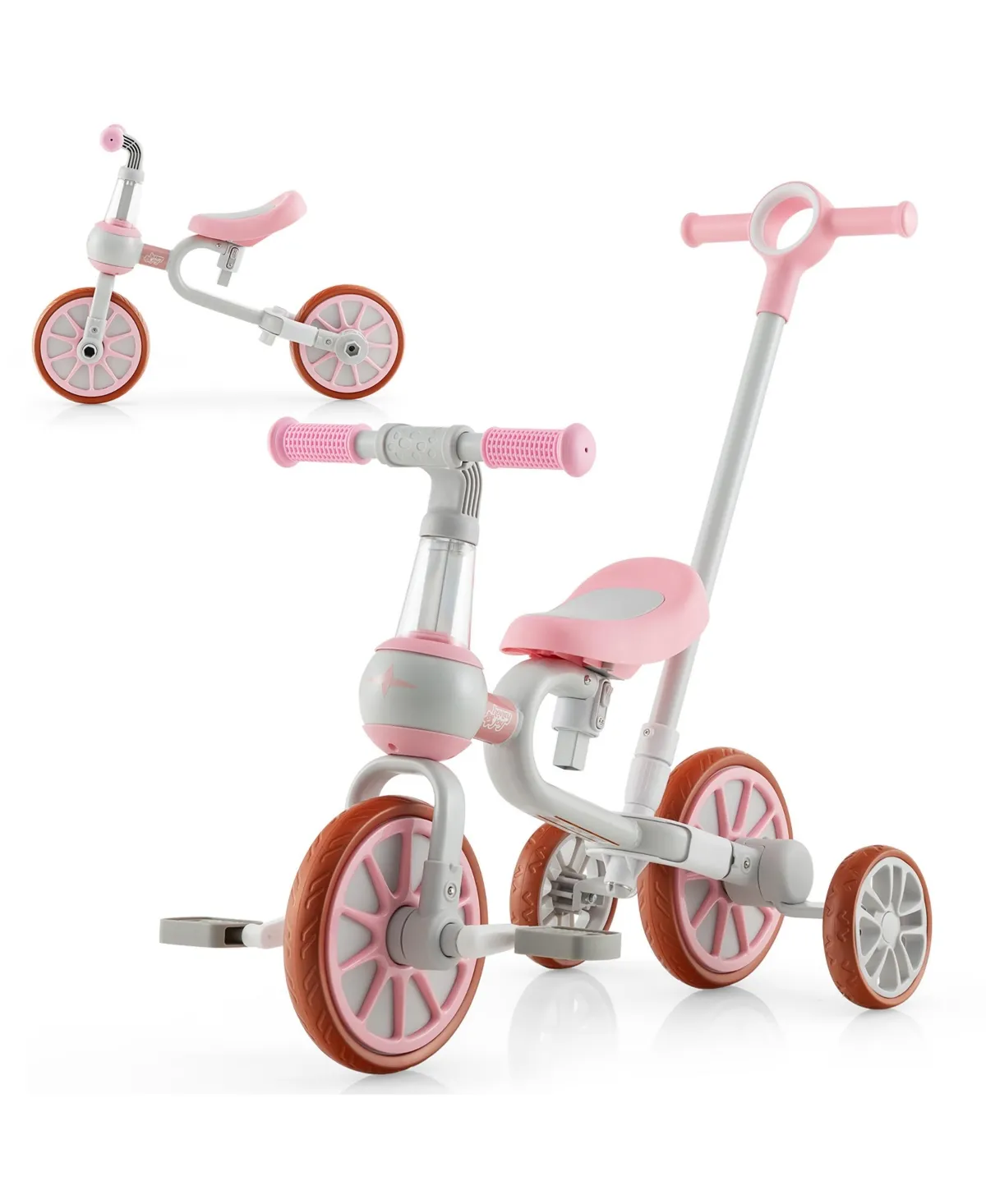 Costway 4-in-1 Kids Trike Bike