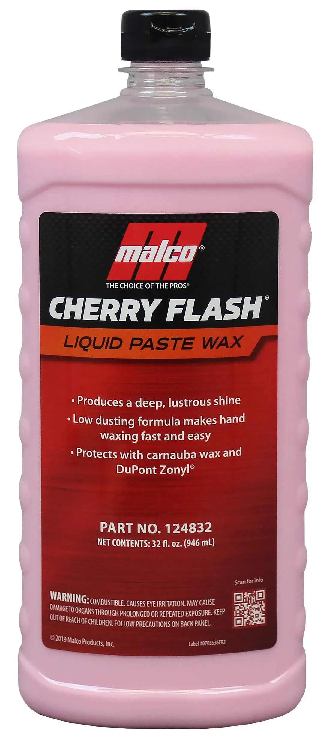 Malco Cherry Flash Automotive Liquid Paste Wax