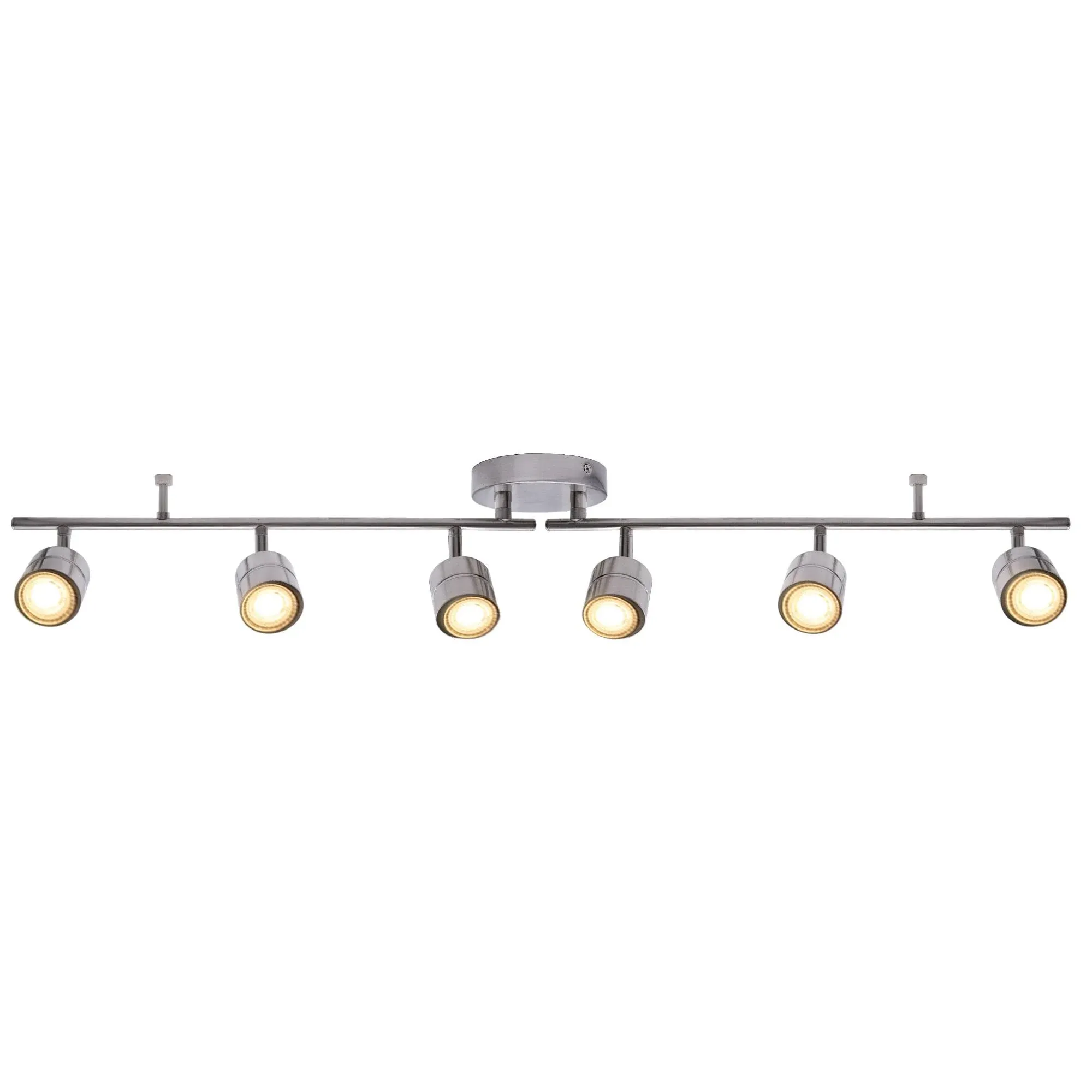 MingBright Flexibly/ Rotatable 6 Light Track Lighting Ceiling Wall Fixture Spot Light